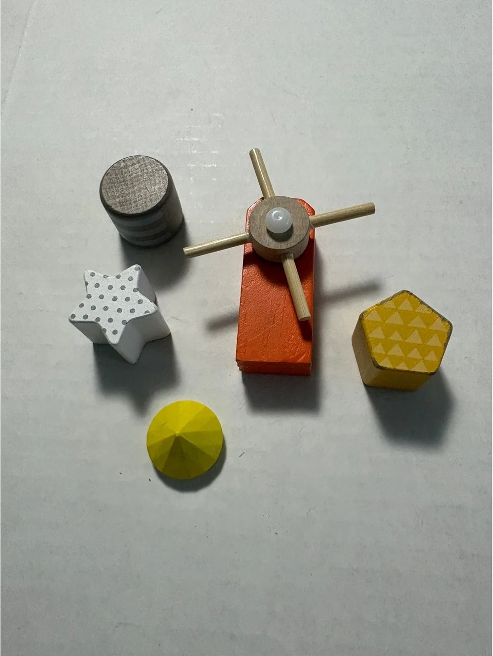 Miscellaneous wooden blocks- set of 32